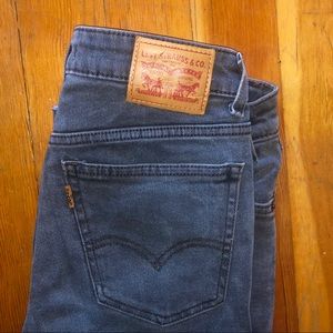 Levi’s Vintage High Rise Gray Skinny Jeans